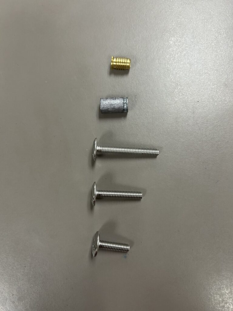 Threaded anchors and low-profile sidewalk bolts in multiple lengths for storm-panel systems