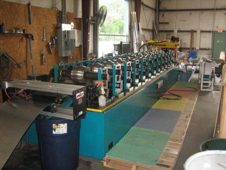 Storm-panel manufacturing equipment at HSPM in Palm Bay, Florida
